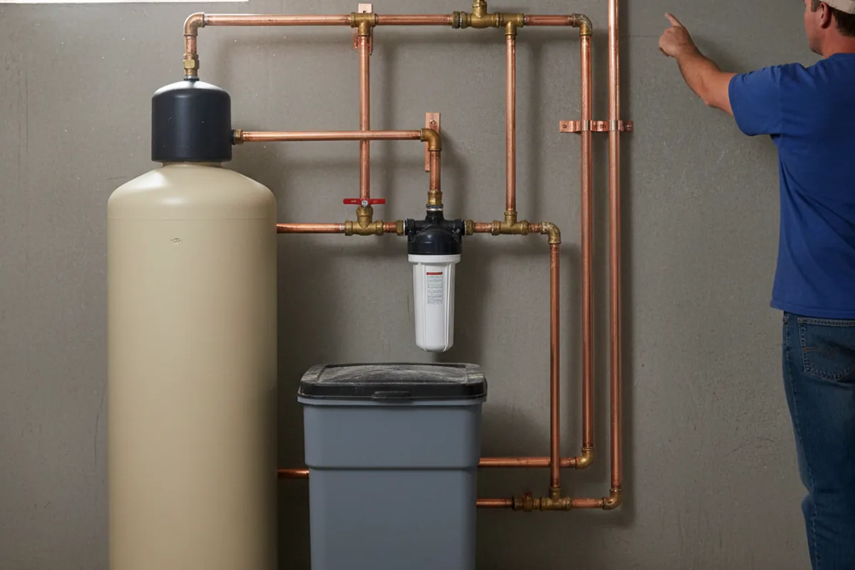 Whole-house water treatment system installed in Sunset